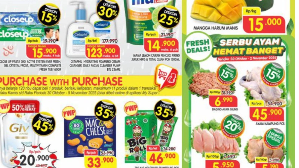 Diskon Superindo Rabu, 5 November 2025. [Superindo]